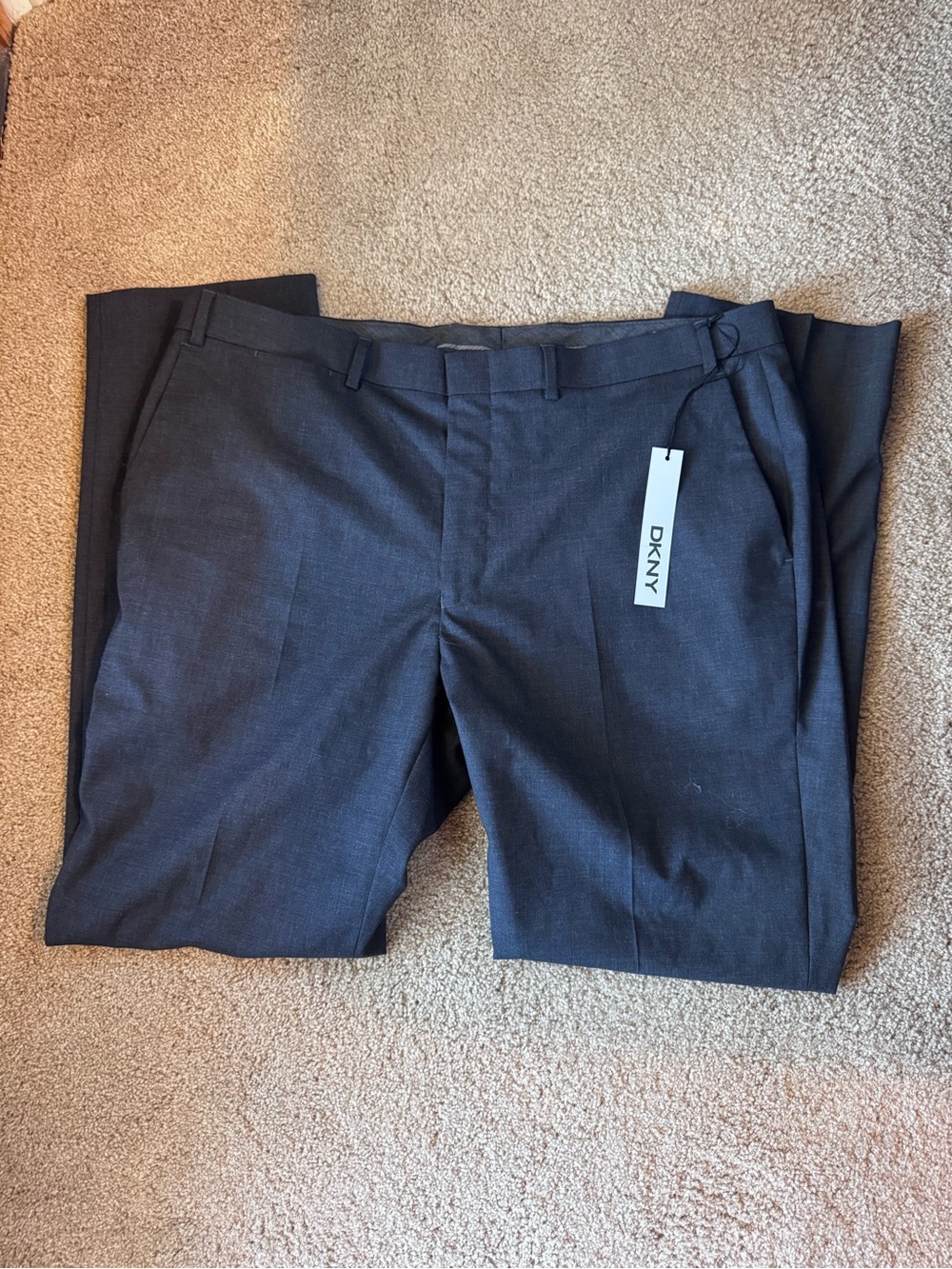 DKNY Men’s Charcoal Dress Pants